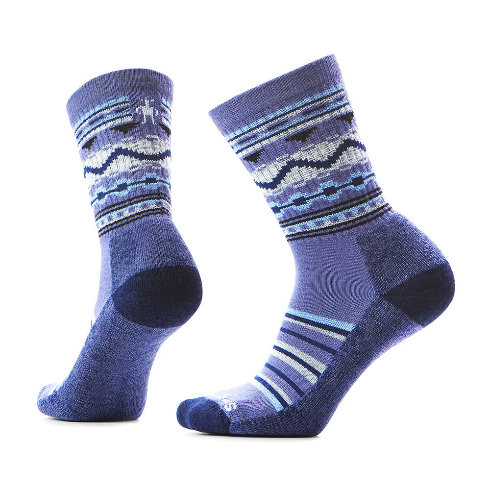 Smartwool Everyday Hudson Trail Crew Socks - SW002249 Womens Hosiery P43 Nightfall Blue