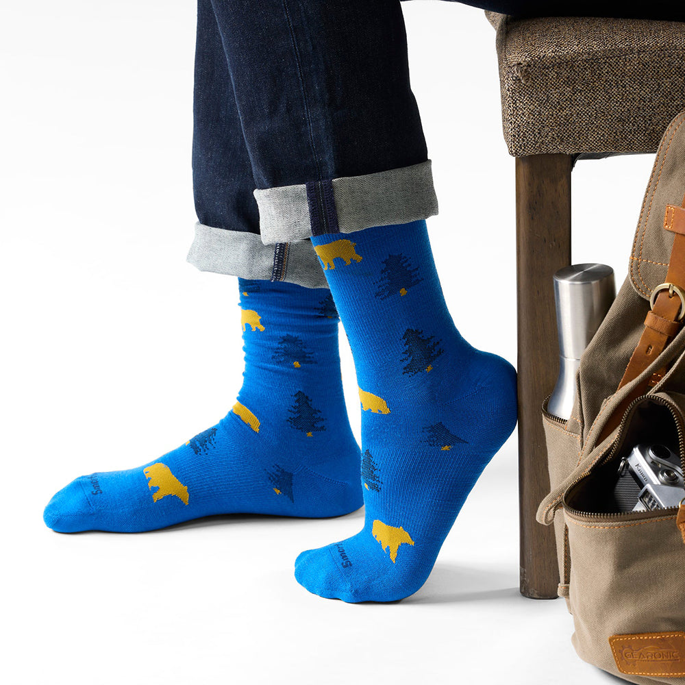 Smartwool Everyday Through the Trees Crew Socks Mens Hosiery