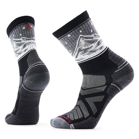Smartwool Hike Light Cushion Valley View Crew Socks Mens Hosiery 001 Black