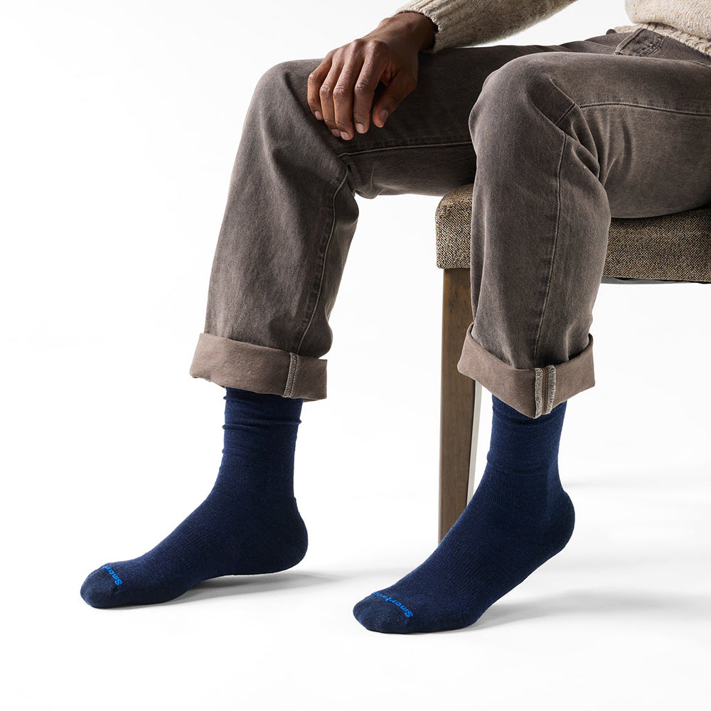 Smartwool Everyday Solid Rib Crew Socks Mens Hosiery