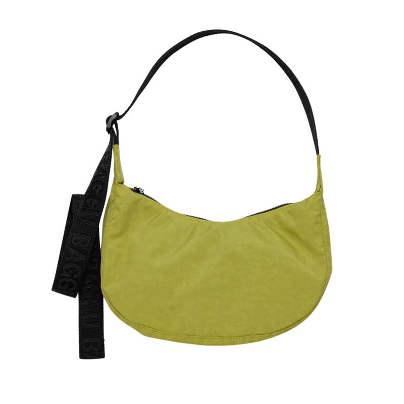 Baggu Small Nylon Crescent Handbags Lemongrass