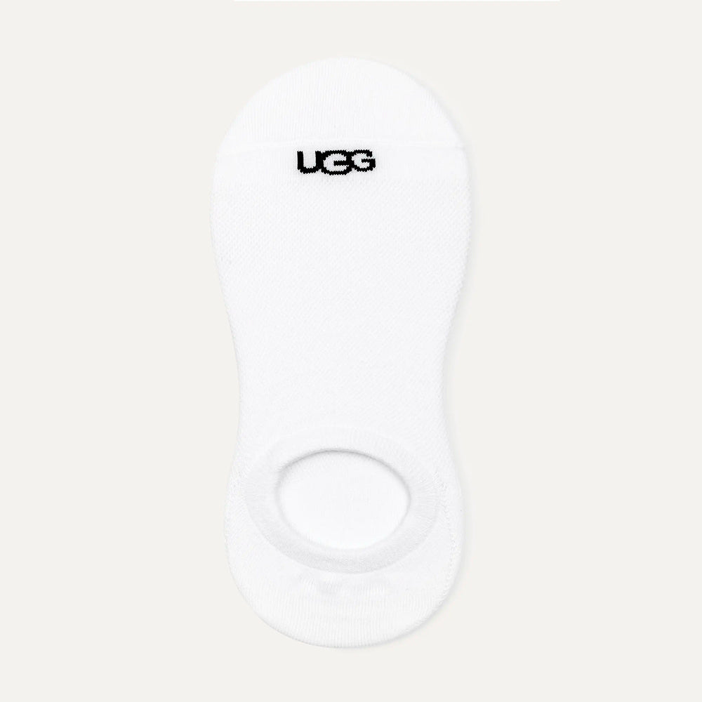UGG W Stela No Show Sock 3 Pack Womens Hosiery White