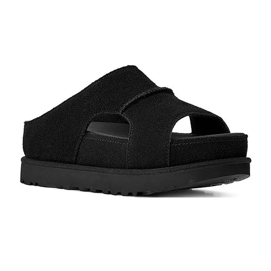 UGG Goldenstar Hi Slide Womens Shoes Black