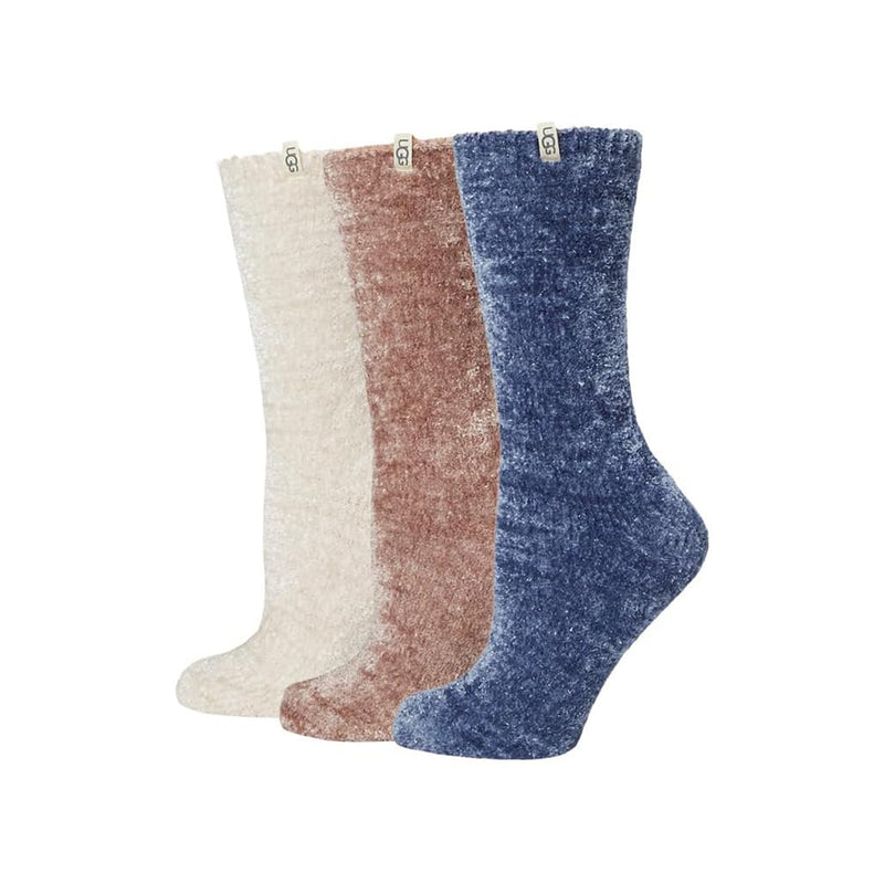 Leda Sparkle Cozy Crew Socks - 3 Pack