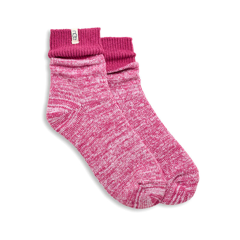 UGG Rib Knit Slouchy Quarter Chroma Pink