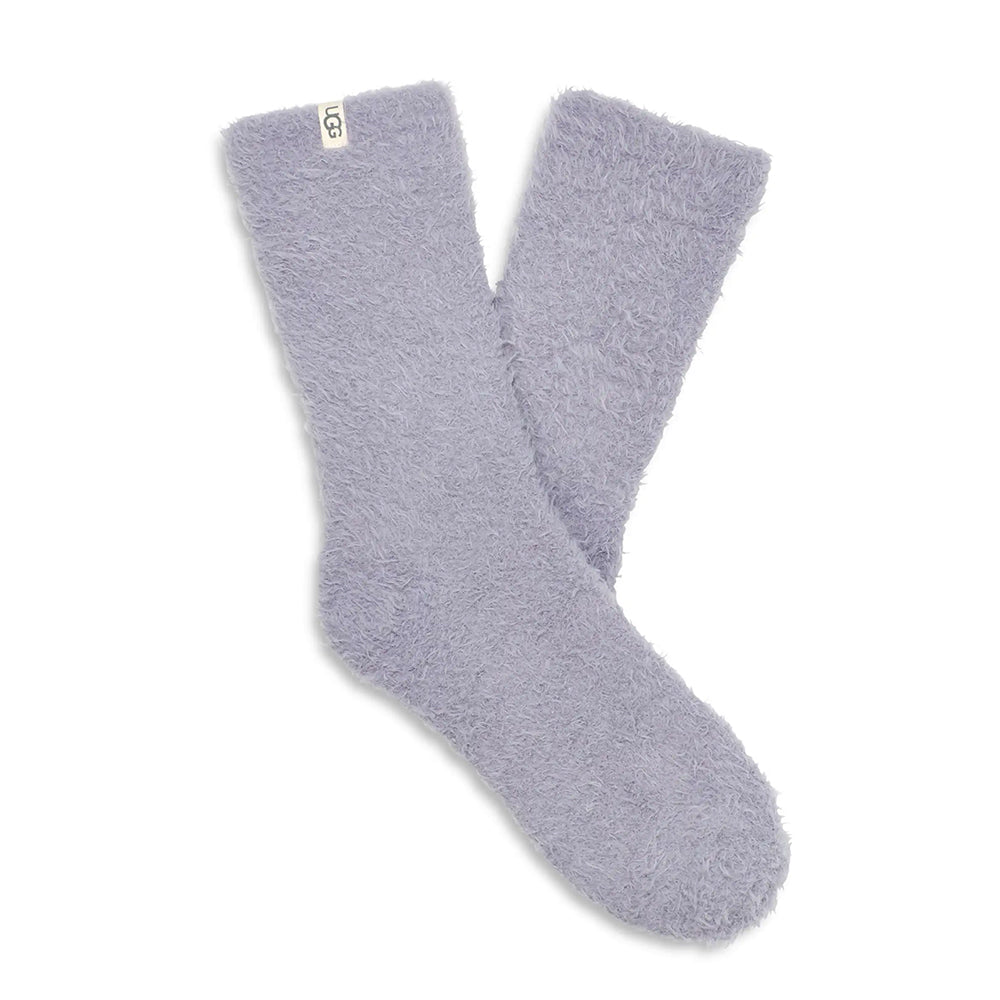 UGG W Teddi Cozy Crew Sock Womens Hosiery Cloudy Grey