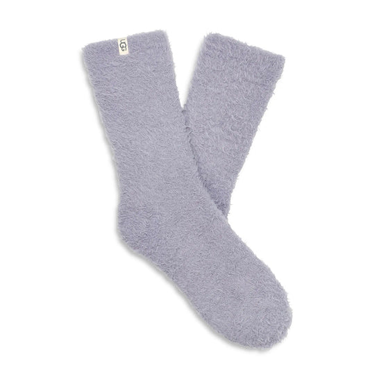 UGG W Teddi Cozy Crew Sock Womens Hosiery Cloudy Grey