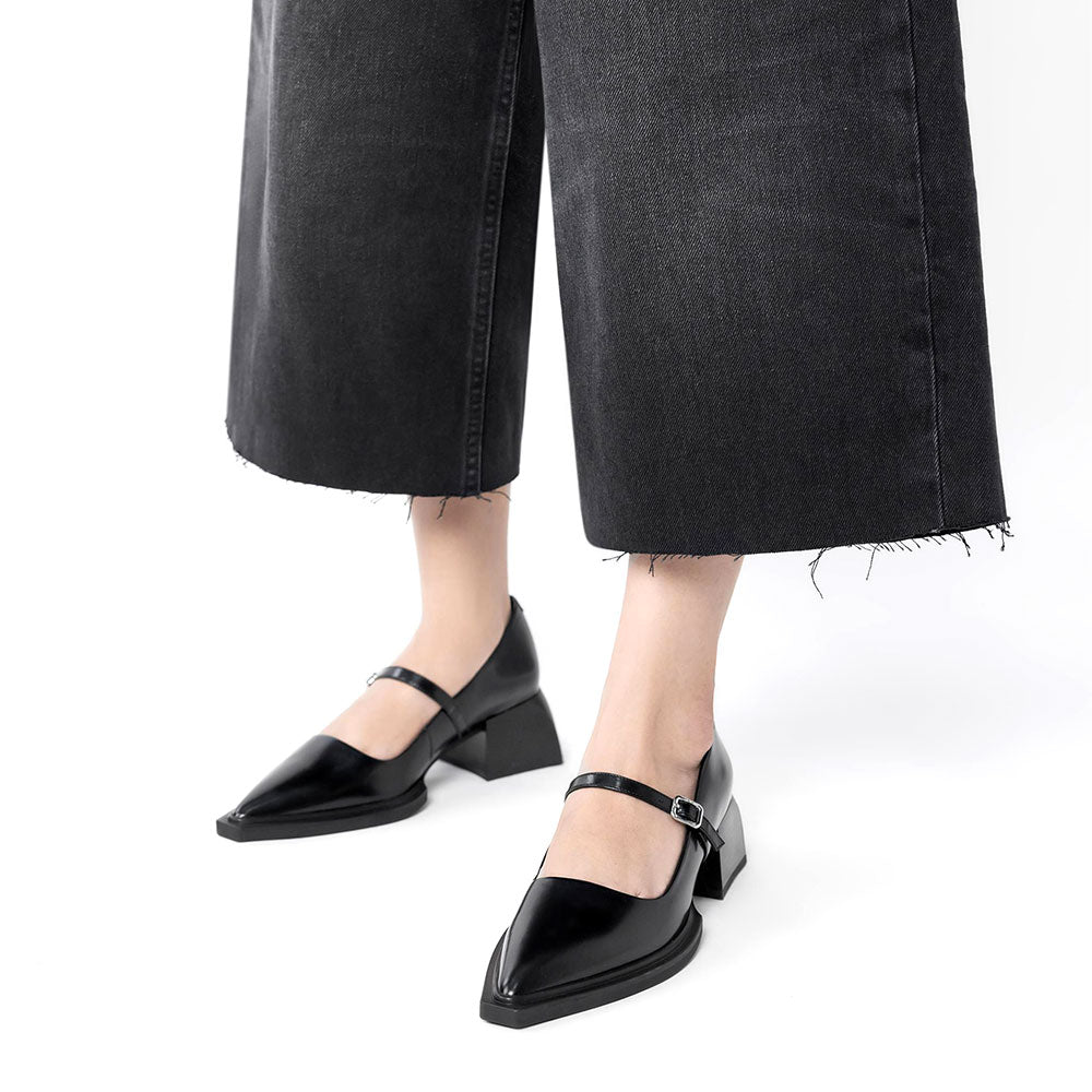 VIVIAN ヒール Vagabond Shoemakers ブラック Vagabond Vivian Mary Jane Pump Block Heel | Simons Shoes