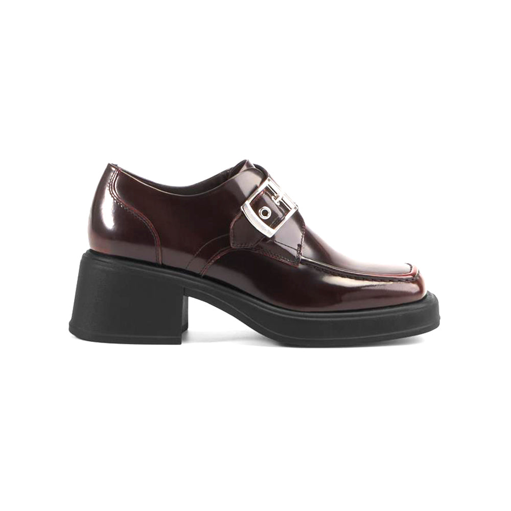 Vagabond Dorah Derby Heel Womens Shoes Dk. Bordo