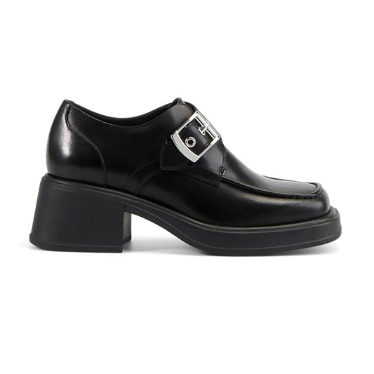 Vagabond Dorah Derby Heel Womens Shoes Black