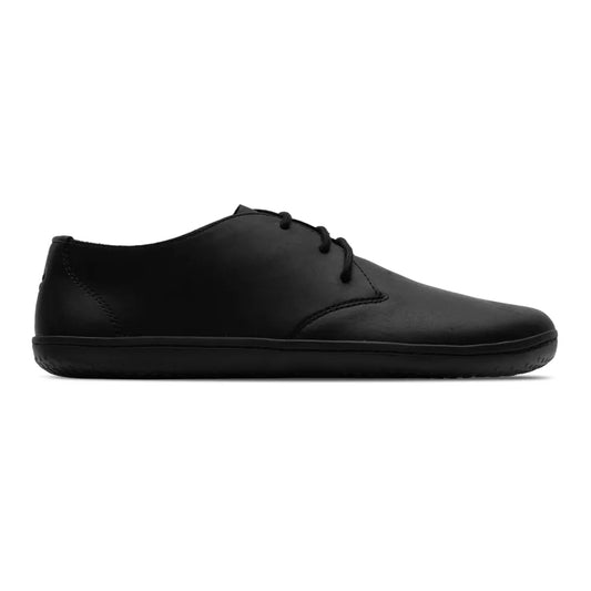 Vivo Barefoot Men's Barefoot Sneakers, Leather Barefoot Sneakers, Vivo RA IV Men's Obsidian