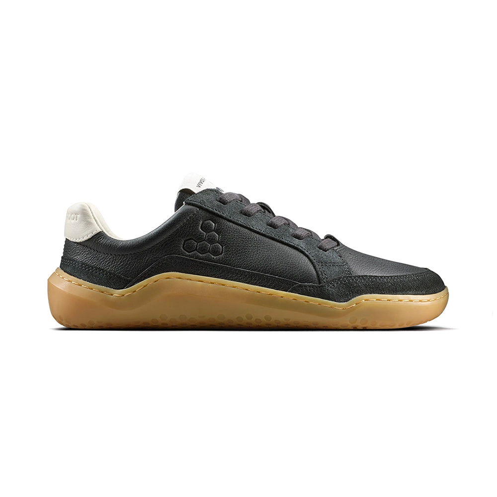 Vivo Gobi Leather Men's Mens Shoes Obsidian