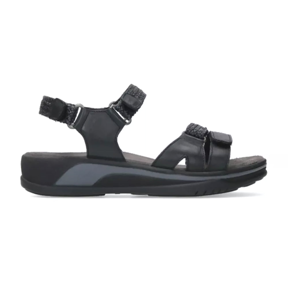 Wolky Acula Sandals Womens Shoes 03-000 Black Vegi Biocare