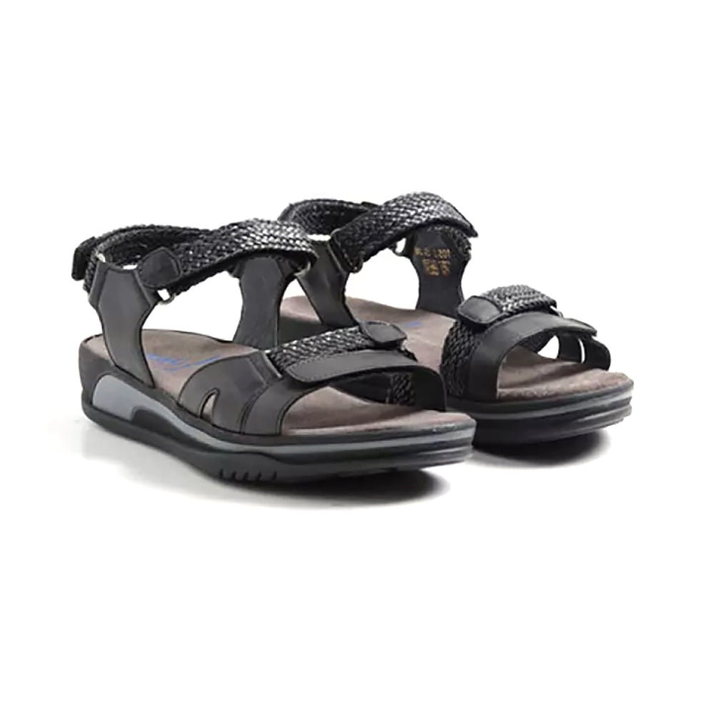 Wolky Acula Sandals Womens Shoes 03-000 Black Vegi Biocare