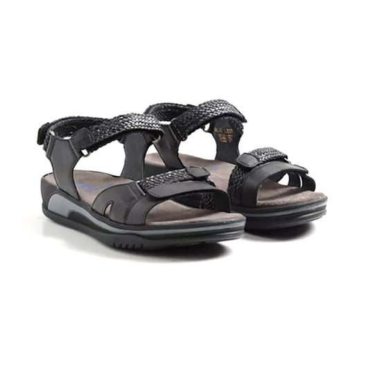 Wolky Acula Sandals Womens Shoes 03-000 Black Vegi Biocare