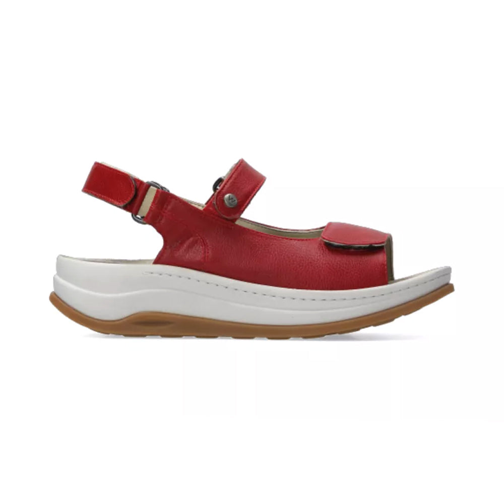 Wolky Adura Sandals Womens Shoes 07-500 Red Floater Biocare