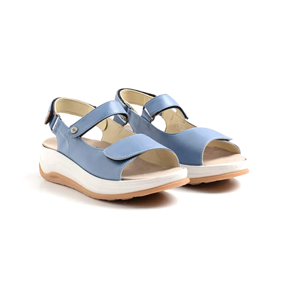 Wolky Adura Sandals Womens Shoes 07-815 Sky Blue Floater Biocare