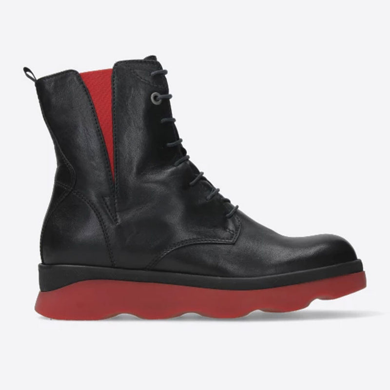 Wolky Akita Boot Womens Shoes 30-050 Black Red