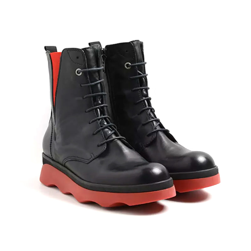 Wolky Akita Boot Womens Shoes 30-050 Black Red
