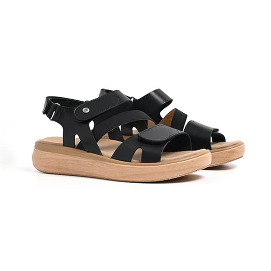 Wolky Amara Sandals Womens Shoes 02-000 Black Sparta Biocare