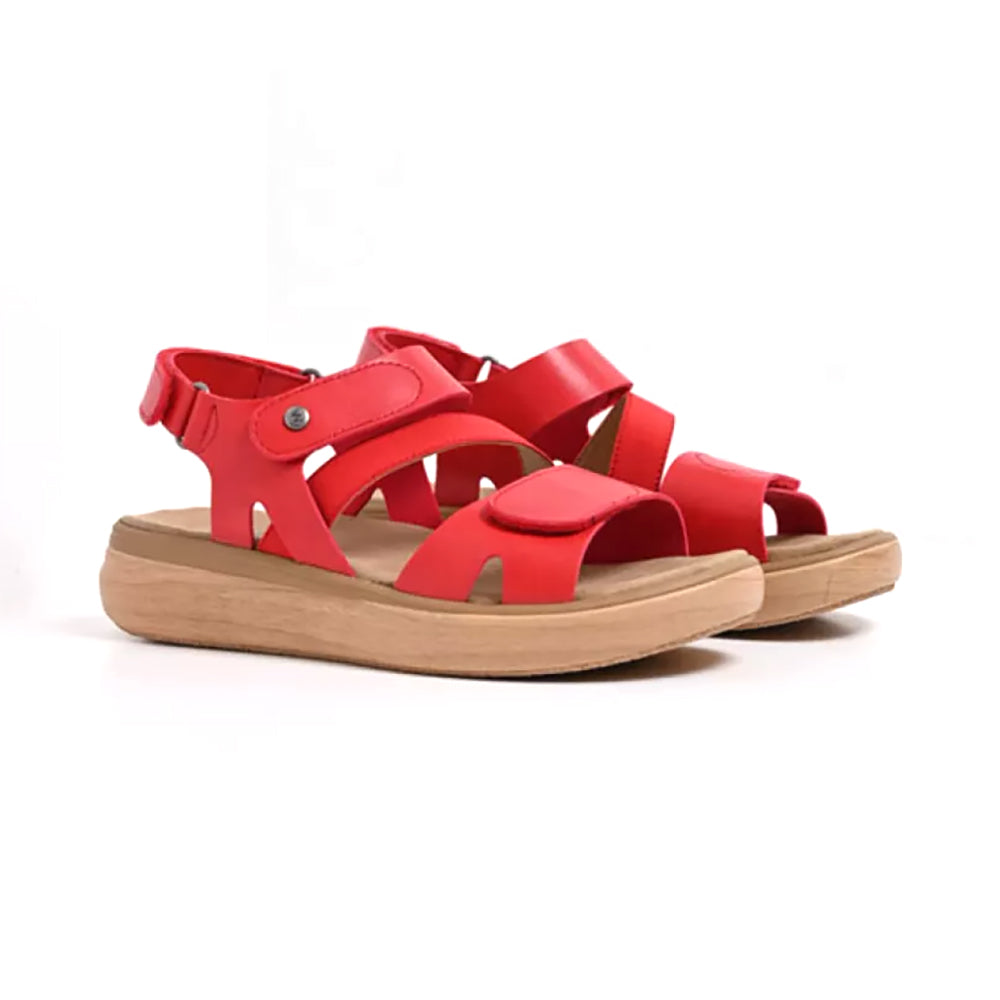Wolky Amara Sandals Womens Shoes 02-500 Red Sparta Biocare