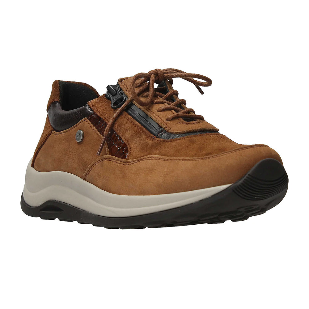 Wolky Cupar WR Sneaker - 977 Womens Shoes 90-431 Cognac Combi