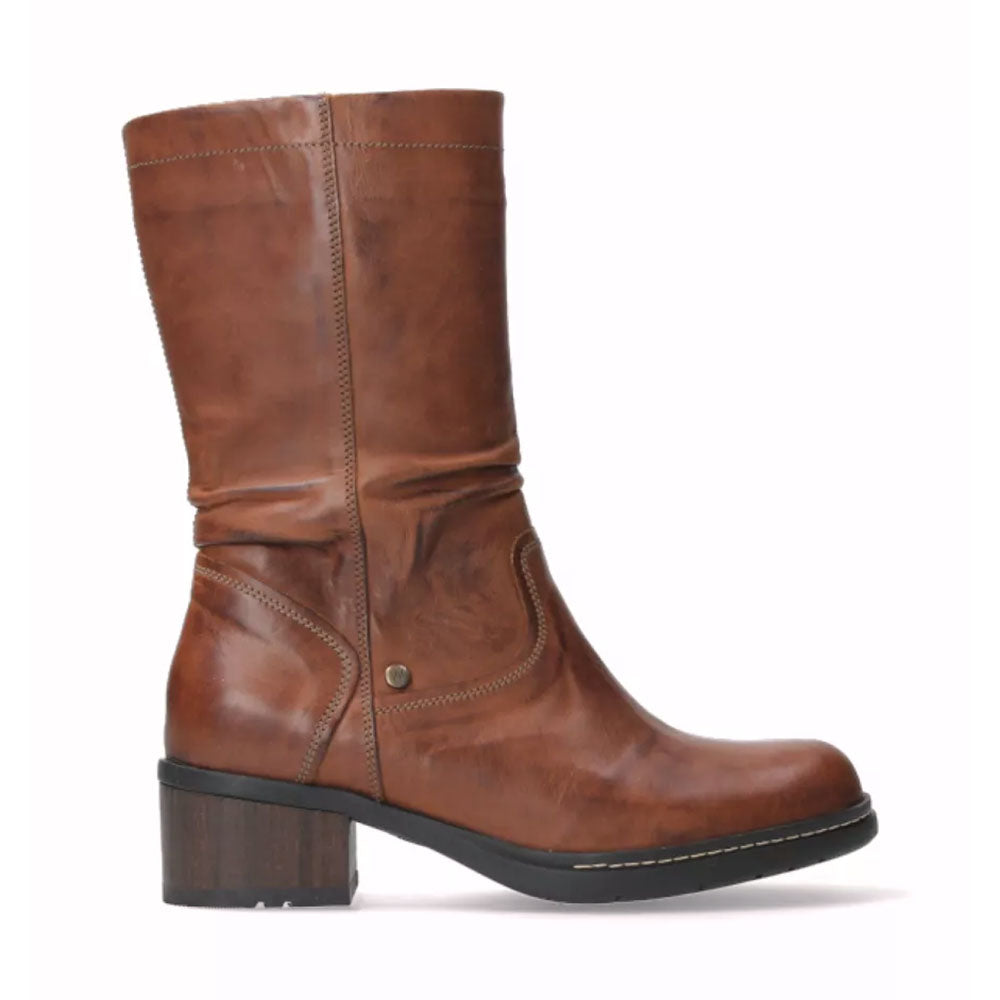 Wolky Edmonton Boot Womens Shoes 30-430 Cognac