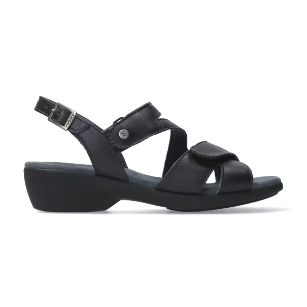 Wolky Fria Sandals Womens Shoes 07-000 Black Floater Biocare