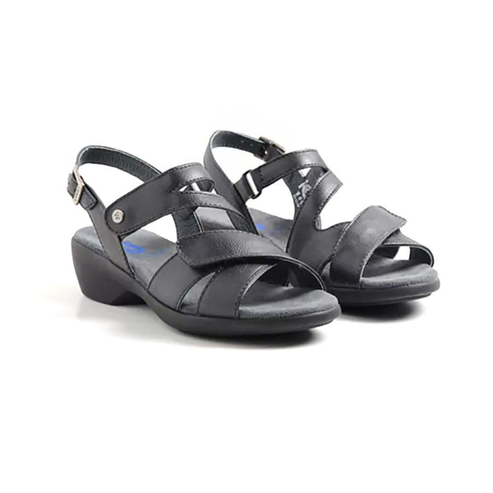 Wolky Fria Sandals Womens Shoes 07-000 Black Floater Biocare
