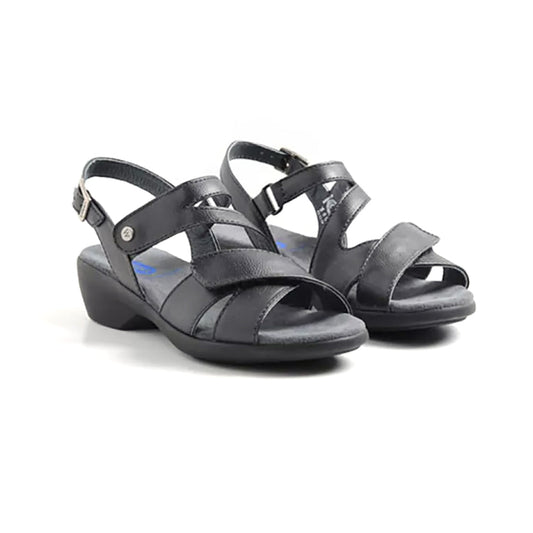 Wolky Fria Sandals Womens Shoes 07-000 Black Floater Biocare