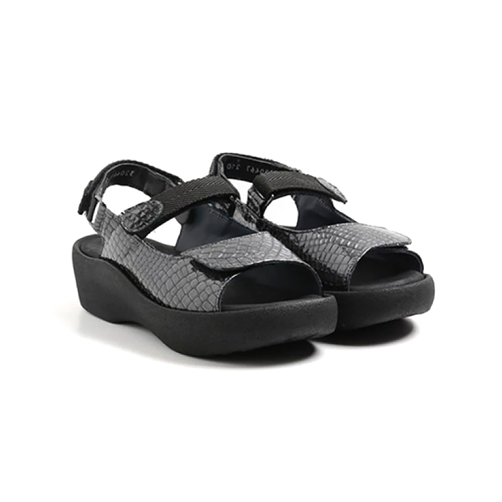 Wolky Jewel - 67-210 Womens Shoes 67-210 Anthracite Croco