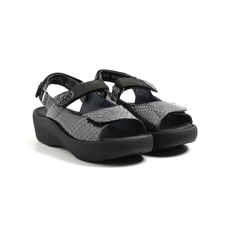 Wolky Jewel - 67-210 Womens Shoes 67-210 Anthracite Croco