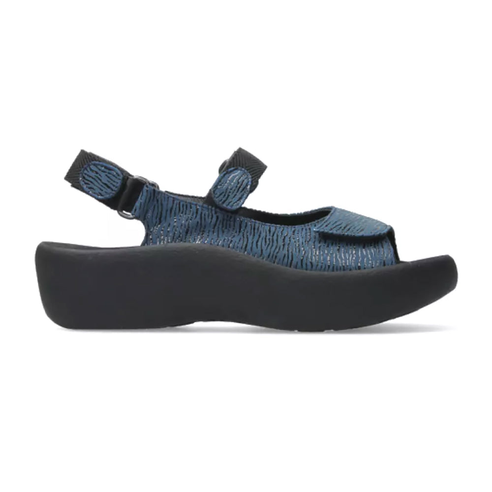 Wolky Jewel - 70-820 Womens Shoes 70-820 Denim Blue Canals