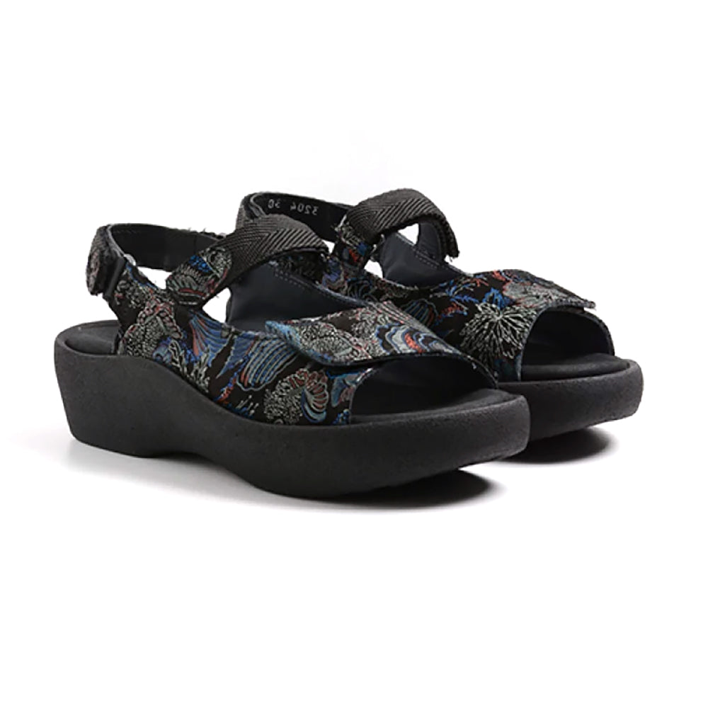 Wolky Jewel - 68-080 Womens Shoes 68-080 Black Blue