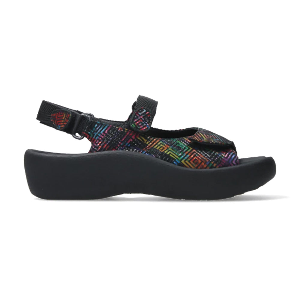 Wolky Jewel - Black Multi (48-970) Womens Shoes
