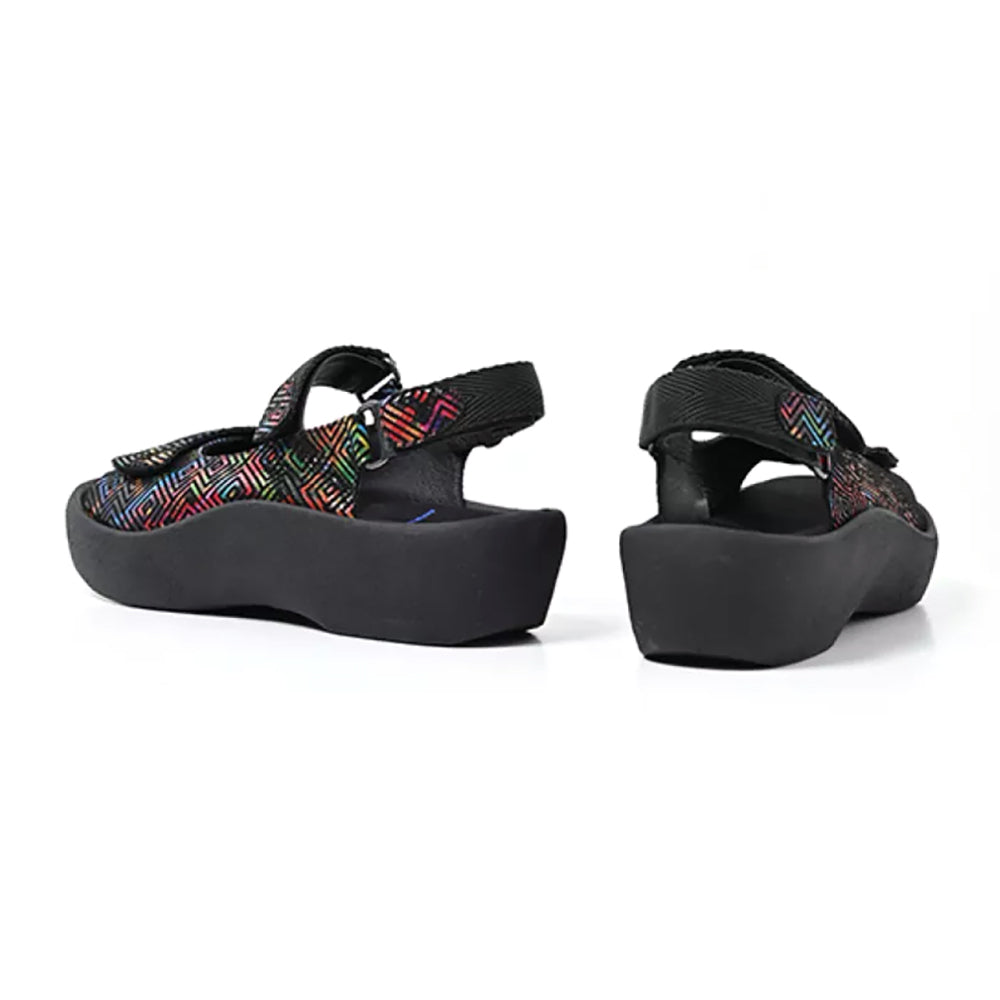 Wolky Jewel - Black Multi (48-970) Womens Shoes