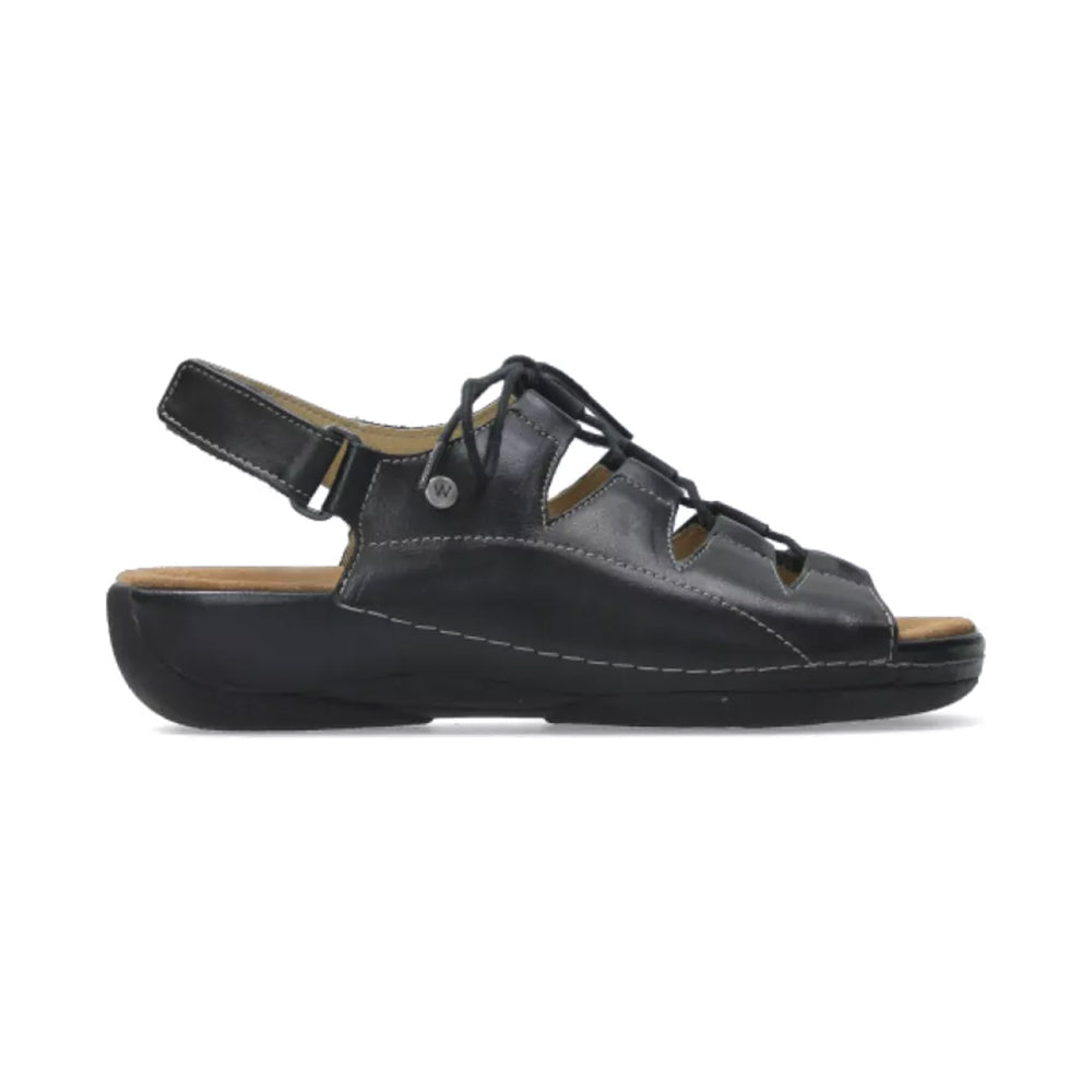 Wolky Kite Sandal Womens Shoes 300 Black