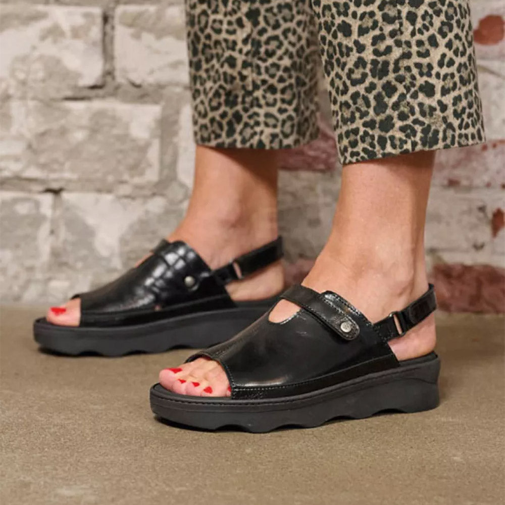Wolky Laprida Sandals Womens Shoes 33-000 Black