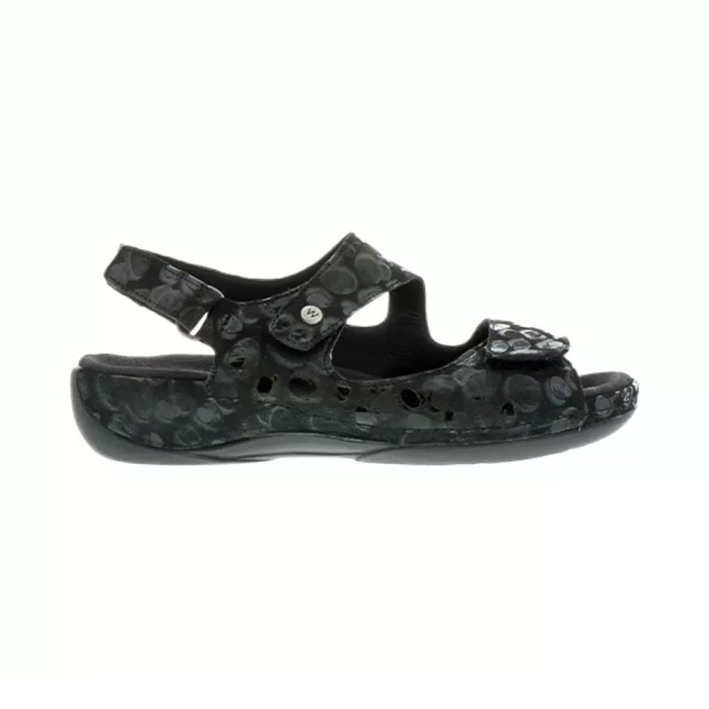 Wolky Liana Sandal Womens Shoes 12-000 Black Circles