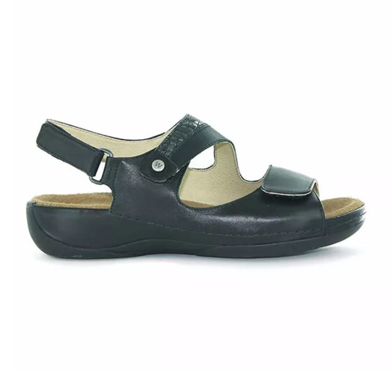 Wolky Liana Sandal Womens Shoes 90-021 Black-Anth Biocare Combi