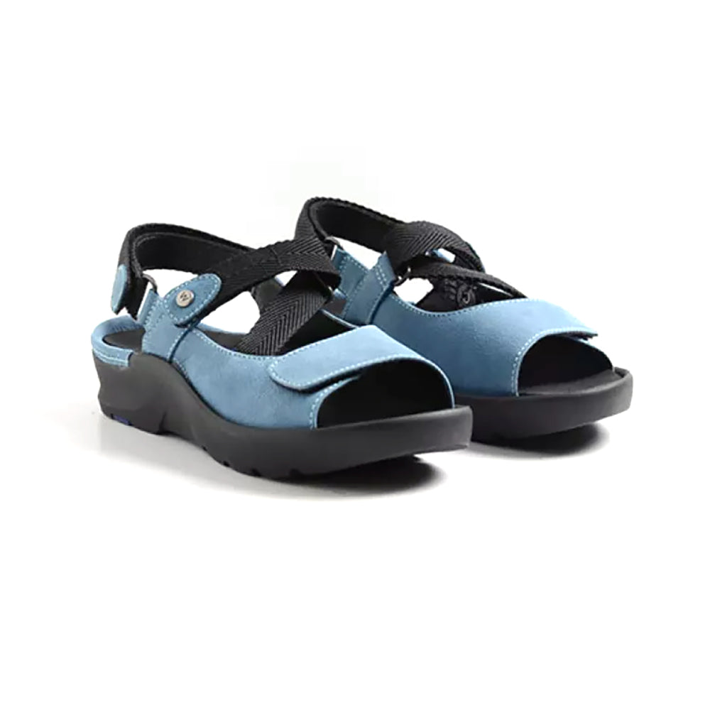 Wolky Lisse Sandal Womens Shoes 11-856 Baltic Blue