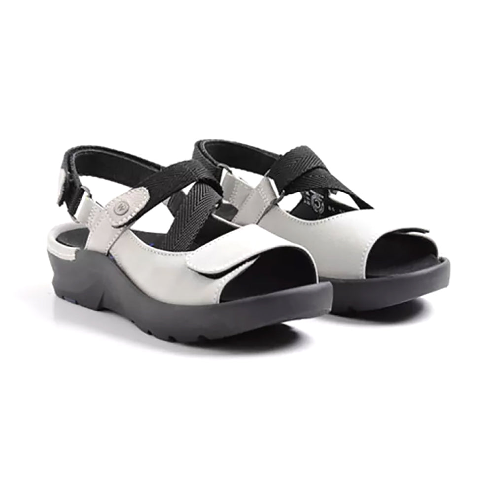 Wolky Lisse Sandal Womens Shoes 11-206 Light Grey