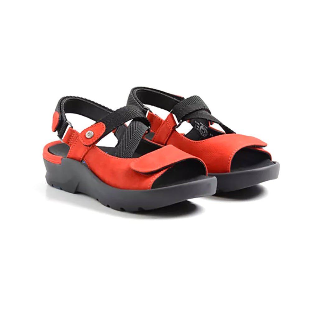 Wolky Lisse Sandal Womens Shoes 11-500 Red