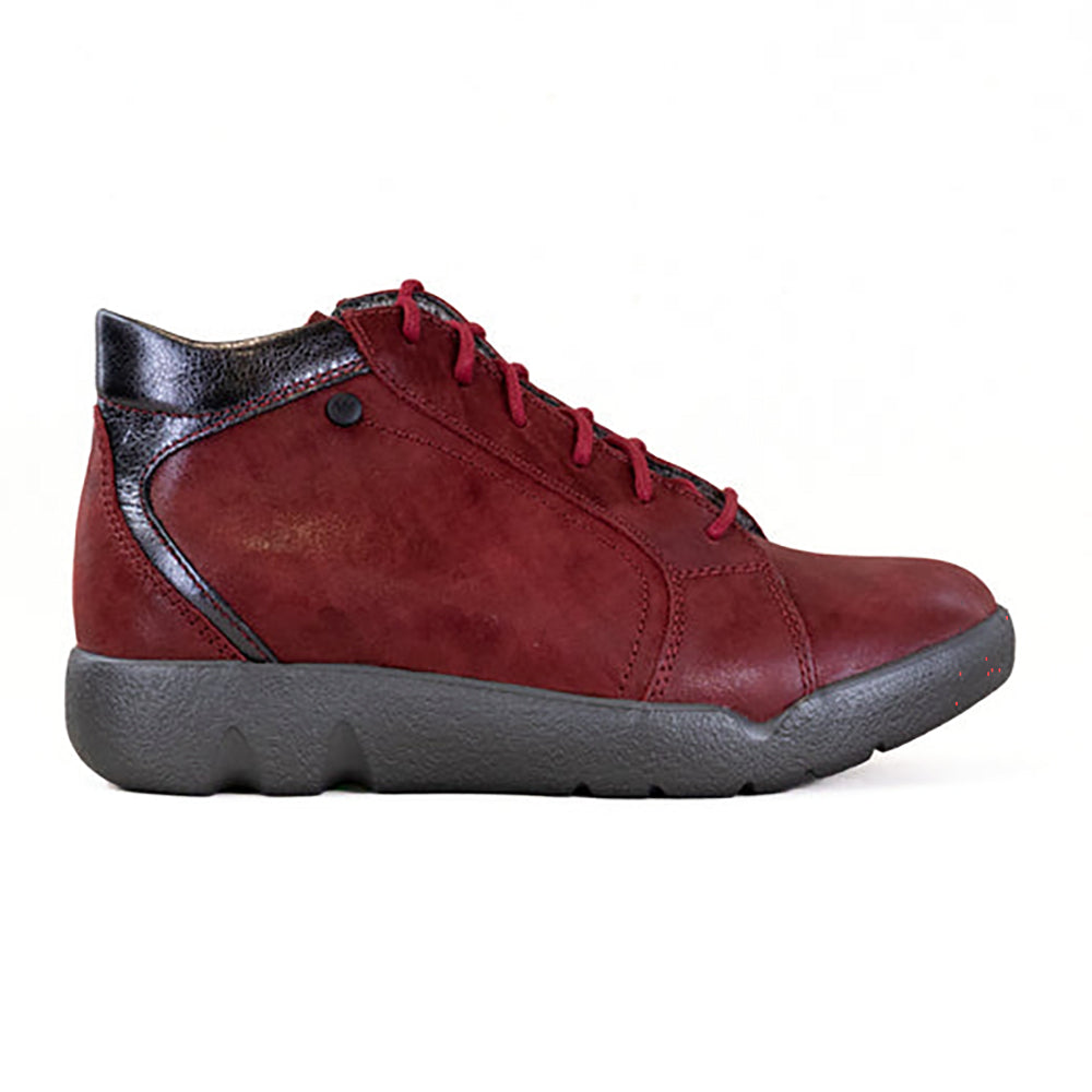 Wolky Lugana Ankle Bootie Womens Shoes 36-553 Cherry Red