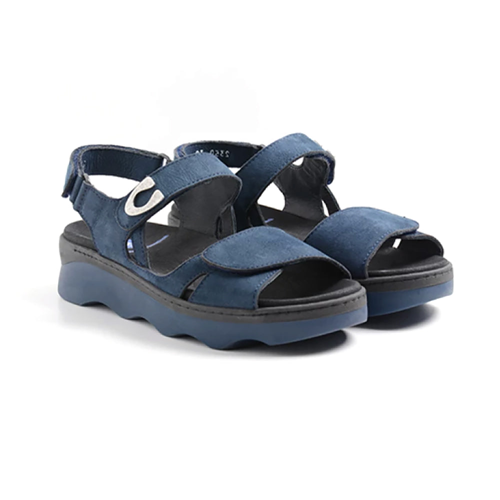 Wolky Medusa Slingback Sandal Womens Shoes 11-820 Denim