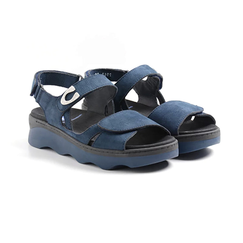 Wolky Medusa Slingback Sandal Womens Shoes 11-820 Denim