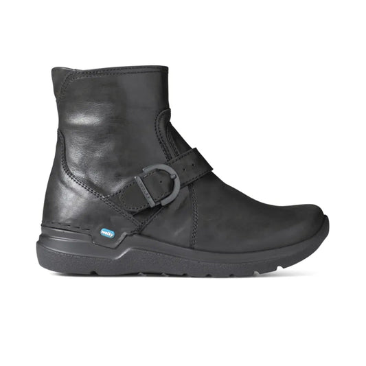 Wolky Okay Leather Ankle Boot Water Resistant Leather Ankle Boot 