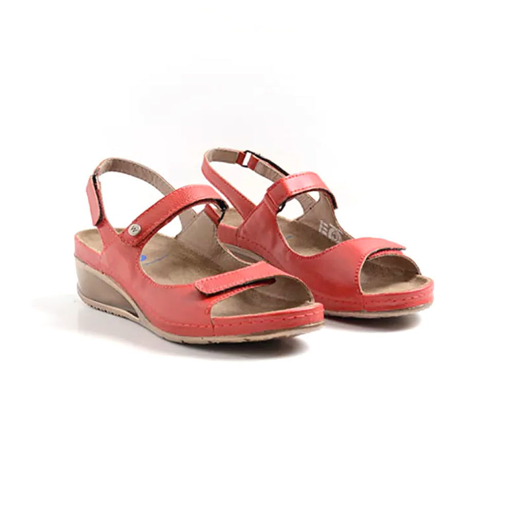 Wolky Pica Sandals Womens Shoes 07-500 Red Floater Biocare