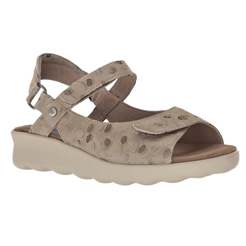Wolky Pichu Sandal Womens Shoes 12-390 Beige Circles