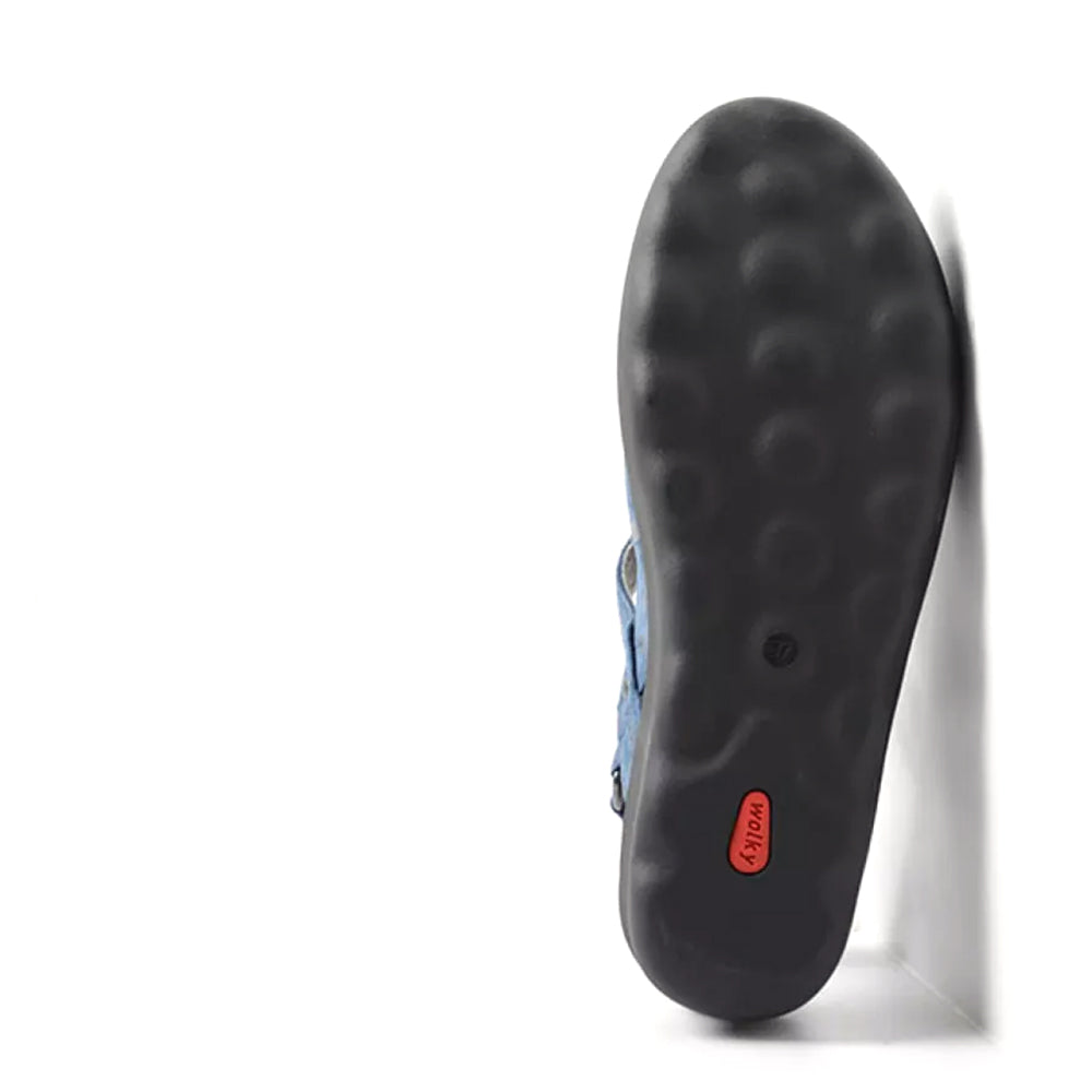 Wolky Pichu Sandal - 12-800 Blue Circles Womens Shoes